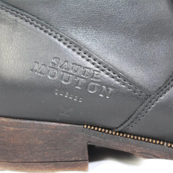 SAUTE MOUTON ladies leather Boots size 38 - Picture 6 of 14